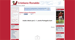 Desktop Screenshot of cristianoronaldo.eu